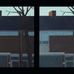 Tweeluik: gevel jaren-zestig